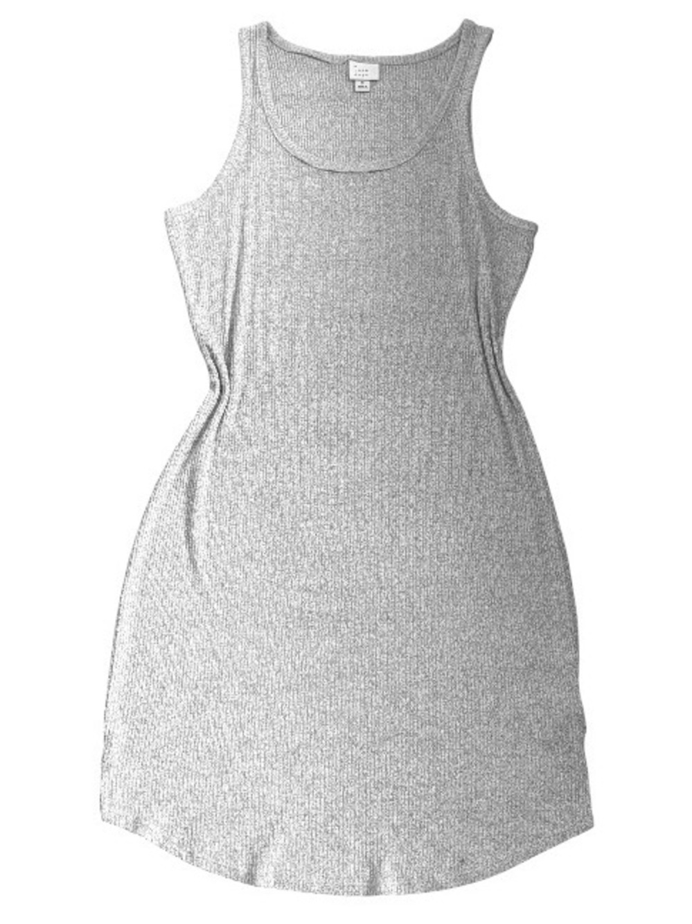 a new day Gray Ribbed Tank Dress